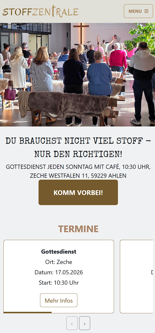 Homepage der Stoffzentrale Ahlen e.V.